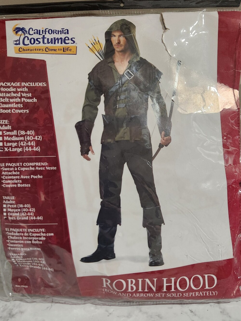 California costumes mens Robin hood costume like new